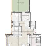 Banesa në shitje 257.3 m² + 84.9 m² tarracë në Prishtina e Re