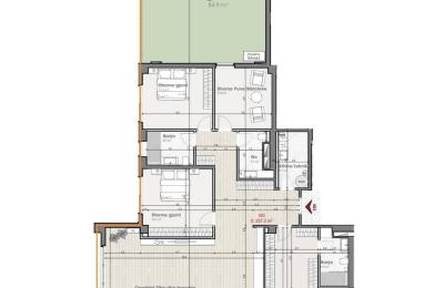 Banesa në shitje 257.3 m² + 84.9 m² tarracë në Prishtina e Re