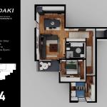 VIP RESIDENCË GJILAN, B 04, 90m2