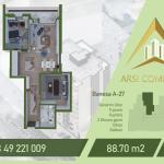 ARSI COMPANY Banese ne shitje, A-27, 88.70m2