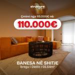 Banesë ne shitje 55.54m2 okazion  ne  Breg të Diellit - Prishtinë