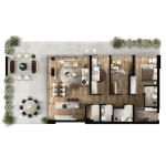 FOLEJA LIVING, Banesë ne shitje, Objekti  3D-A04 241.58 m2