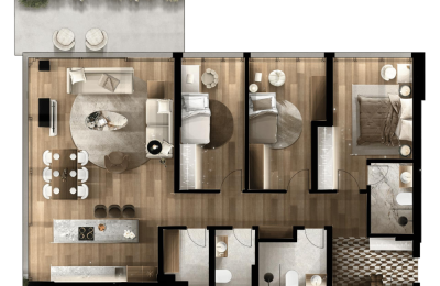 FOLEJA LIVING, Banesë ne shitje, Objekti  3D-A14 168.10 m2
