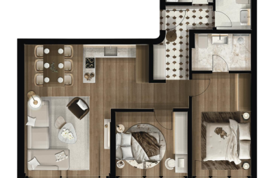 FOLEJA LIVING, Banesë ne shitje, Objekti  3D-A21, 102.63 m2