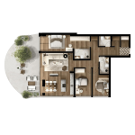 FOLEJA LIVING, Penthouse ne shitje, Objekti  3D-A23, 177.30 m2