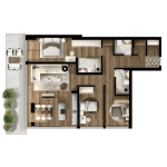 FOLEJA LIVING, Banesë ne shitje, Objekti  3D-A31, 160.12 m2