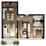 FOLEJA LIVING, Banesë ne shitje, Objekti 3D B16, 110.53m2