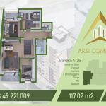 ARSI COMPANY Banese ne shitje, A-25, 117.02m2