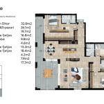Penthaus ne shitje 1944.53m2, Gjilan tek Fidanishtja