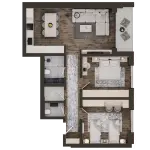 Banesë në shitje 95m2, B01 - Kati 6, Veternik