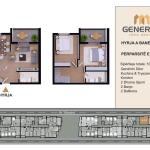 Banesa në Shitje –Objekti III, HYRJA A BANESA A-01  | General Immo Group