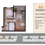 Banesa në Shitje –Objekti III, HYRJA D BANESA D-02  | General Immo Group