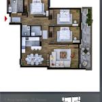 Banesë në shitje 141.63m2, ne qendër te Klinës B-01