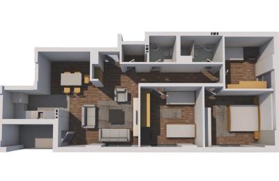 BANESE ME 105.5  m² NE OBJEKIN 4   "ART CONSTRUCTION"