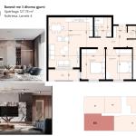 CLINTON RESIDENCE E4, 127.78 m2