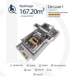 DE LUXE 1, Penthouse Objekti 5, 167.20m2 + 2 terrasa 52.20m2