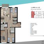 Banesa në shitje ne Lipjan, Llamella G2, B1, 124.73m2