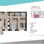 Banesa në shitje ne Lipjan, Llamella G2, B2, 92.49m2