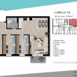 Banesa në shitje ne Lipjan, Llamella G3, B5, 117.06m2