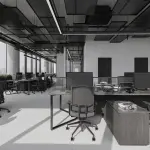 Zyre me qera 375m2, Glower tover, Kati 9, Veternik