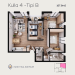 PRISHTINA PREMIUM, Kulla 4 Tip B, kati 5-10, 127.8m2