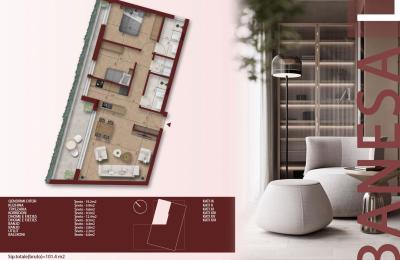 Kulla Rozë, Banesë në shitje 101.4m2