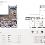 Banesë në shitje në Kompleksin HAB 18, Objekti 1, B05, 140.2m2
