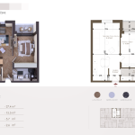Banesë në shitje në Kompleksin HAB 18, Objekti 2, B01, 64.1m2