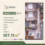 KOMPLEKSI URTINA, OBJEKTI CD Tip 9,  107.11m2