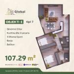 KOMPLEKSI URTINA, OBJEKTI E Tip 7, 107.20m2