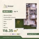 KOMPLEKSI URTINA, OBJEKTI E Tip 9, 116.35m2 + Terasë 50.71m2