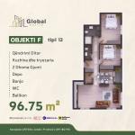 KOMPLEKSI URTINA, OBJEKTI F Tip 12, 96.75m2