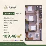 KOMPLEKSI URTINA, OBJEKTI F Tip 8, 109.48m2