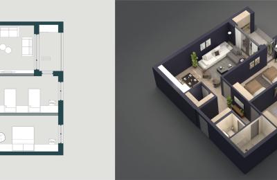 Apartment në shitje, JAKOVA HOUSING Gjakovë, Objekti-4,  Ap-04, 105.12m2