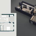 Banese ne shitje, 142.30m2  JAKOVA HOUSING Gjakovë, Objekti 5  Ap.03