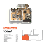 Banesë në shitje Objekti A4 , 100 m2