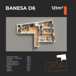 Banesë në shitje Objekti D6, 121 m2