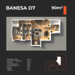 Banesë në shitje Objekti D7 , 90 m2