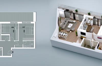 Penthouse ne shitje, VV TOWER, Apartmenti 04, Tip 3+1, 184.62m2