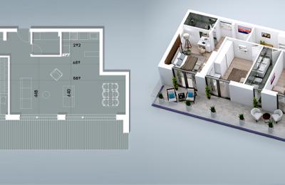 Penthouse ne shitje VV TOWER  Apartmenti 05 Tip 3+1.  196.54m2