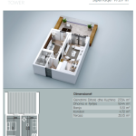 Banesë në shitje, VV TOWER, Apartmenti 05, Tip 1+1, 97.29m2, kati 2