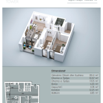 Banesë në shitje, VV TOWER, Apartmenti 09, Tip 2+1, 103.20m2, kati 2,3,4,5,6,7