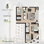 KOMPLEKSI GËSHTENJA BANESA TIP 1, 151.66 m2