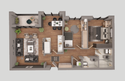 Park Residence Prishtina Objekti 9 Tip 1, 92.40m2 kati 9