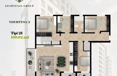 KOMPLEKSI GËSHTENJA BANESA TIP 21,  169.92 m2