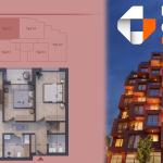 Banesë në shitje, Pixel GATE, Tip 2.1, Kati 2, 4, 6 - 92.28m2