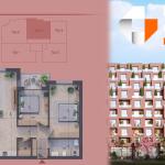 Banesë në shitje, Pixel GATE, Blloku 2, Tip 3, Kati 1, 3, 5  - 115.78m2