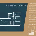 KORAL TOWER II, Banesë ne shitje TIP 3, 108.36m2