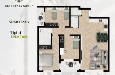 KOMPLEKSI GËSHTENJA BANESA TIP 4, 112.87 m2