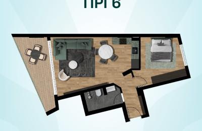 Ofrohet banesë për shitje, KLUB INVEST, ndërtesa L5, Tip 06, 70.6m2